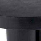 Modrest Bruni Modern Black Concrete Coffee Table