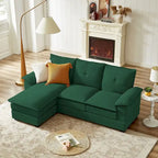 L-Shaped Sectional Sofa with Cloud-Like Seats - 82.28 Inches - Perfect for Living Room
