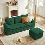 L-Shaped Sectional Sofa with Cloud-Like Seats - 82.28 Inches - Perfect for Living Room