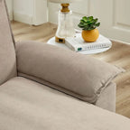L-Shaped Sectional Sofa with Cloud-Like Seats - 82.28 Inches - Perfect for Living Room
