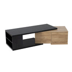 Extendable Coffee Table with 2 Storage Drawers