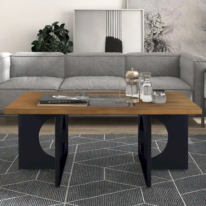 47 Contemporary Wood Rectangular Coffee Table