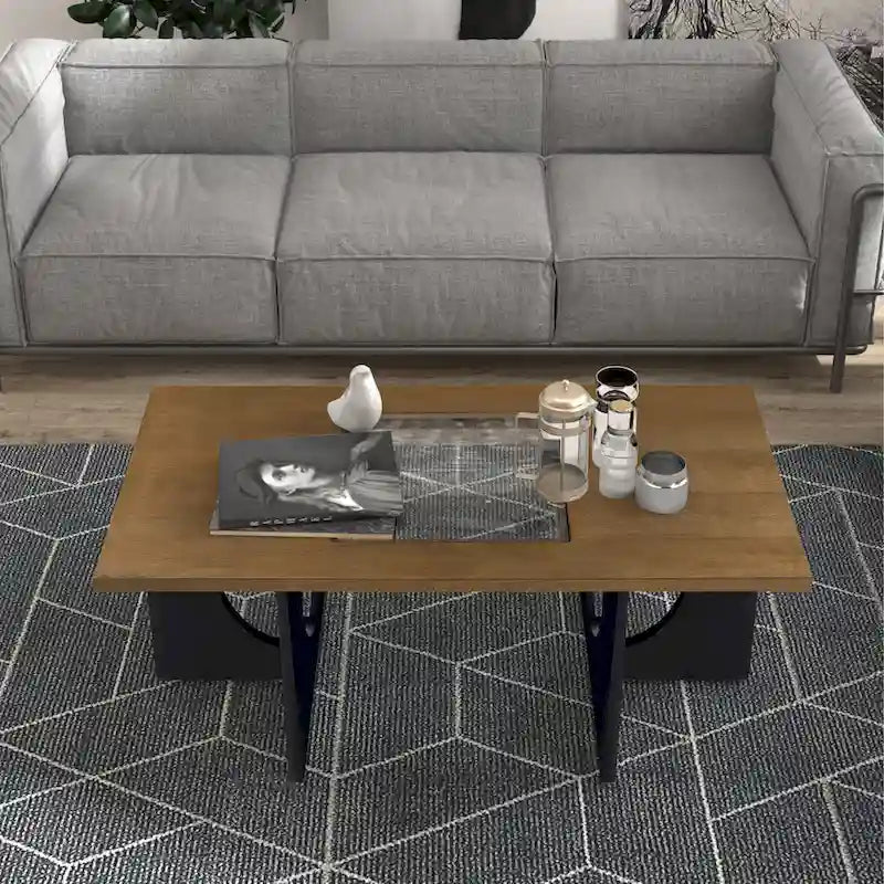 47 Contemporary Wood Rectangular Coffee Table