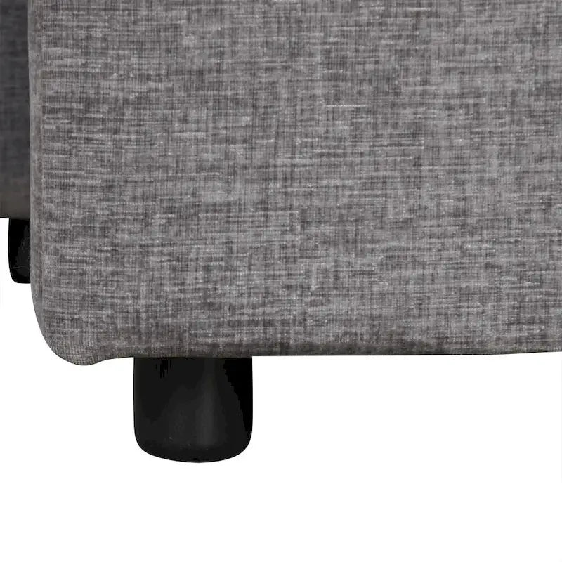 Soft Upholstered Sectional Sofa Bed with Storage Space, Suitable for Living Rooms and Apartments