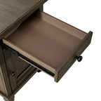 Americana Farmhouse Dusty Taupe Chairside Table