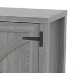 58-inch Grey Electric Fireplace TV Stands Console Table with 18 Electric Fireplace