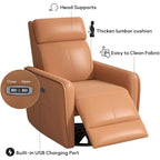 32.3 Wide Power Swivel Rocker Recliner Chairwith USB Ports