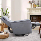 32.3 Wide Power Swivel Rocker Recliner Chairwith USB Ports