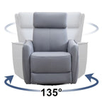 32.3 Wide Power Swivel Rocker Recliner Chairwith USB Ports