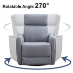 32.3 Wide Power Swivel Rocker Recliner Chairwith USB Ports