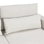L-shaped Modular Sectional Sofa w/Removable Back Cushions & 3 Pillows