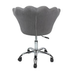 VANITII Accent Chair Swivel Vanity Chair Office Desk Chair With Wheels Modern Height Adjustable Pink/Grey/White