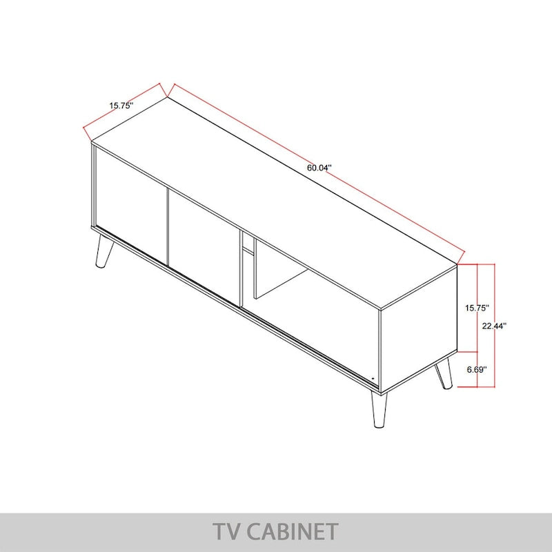 CraftPorch Contemporary TV Stand Console