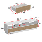 Innovative Rebound Drawer TV Stand: A Fusion of Function & Style - 70.9