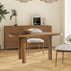 Melvin 60 Oak Wood Oblong Oval Console Table
