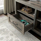 70 Inch Length TV Stand with 2 Drawers and 4 Storage Compartment