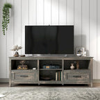 70 Inch Length TV Stand with 2 Drawers and 4 Storage Compartment