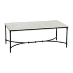Libertine Genuine Marble and Metal Coffee Table