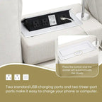 Harper&Bright Designs Modern Multi-fuctional Sectional Cloud Sofa