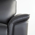 Furniture of America Marty Modern Leather Match Manual Recline Loveseat