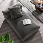 Solace Modular Upholstered Fabric Armless Chaise Lounge