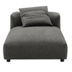 Solace Modular Upholstered Fabric Armless Chaise Lounge