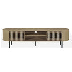 New Classic Furniture Brax 2-Shelf TV Console with Sliding Doors
