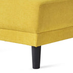 Stylish Indoor Linen Fabric Upholstered Single Leisure Chaise Lounge Chair