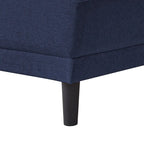 Stylish Indoor Linen Fabric Upholstered Single Leisure Chaise Lounge Chair
