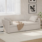 Modern Chaise Lounger Daybed Small Single Daybed with 2 Drawers,No Mattress Needed,Perfect For Living Rooms&Home Office