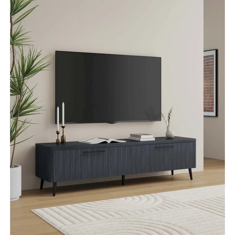 Manhattan Comfort Mid Century Modern Jodie 68.9 Inch TV Stand