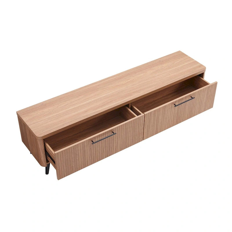Manhattan Comfort Mid Century Modern Jodie 68.9 Inch TV Stand