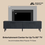 Manhattan Comfort Mid Century Modern Jodie 68.9 Inch TV Stand