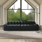 102.4 Cloud Sofa Couch3-seater Upholstered 3D Textile Material Sectional Sofa For Living Room, Apartment