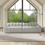 102.4 Cloud Sofa Couch3-seater Upholstered 3D Textile Material Sectional Sofa For Living Room, Apartment