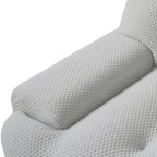 102.4 Cloud Sofa Couch3-seater Upholstered 3D Textile Material Sectional Sofa For Living Room, Apartment