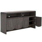 Home Narine 4 Door 2 Shelf Sideboard/Media Stand. - 61Wx18Dx32H