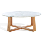 SAFAVIEH Couture Trenton Marble Top Coffee Table - 38Wx38Dx15H
